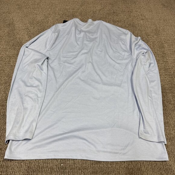Alfani Henley T-Shirt Blue Long Sleeve Men’s Size XXL NWT - Picture 10 of 11